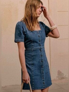 denim dress poshmark strapless denim dress